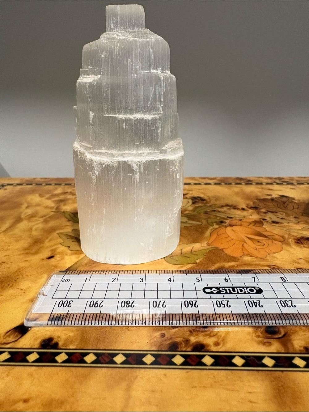 Selenite Tower Crystal - White